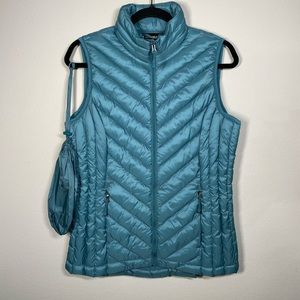 Teal Blue Puffer Vest